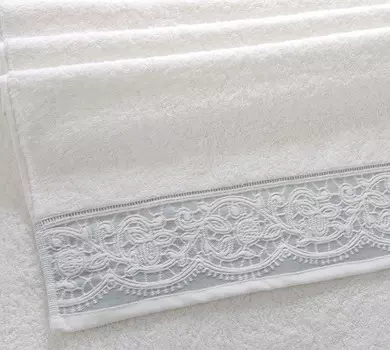 Полотенце "Ажур" Кремовый р. 50х90