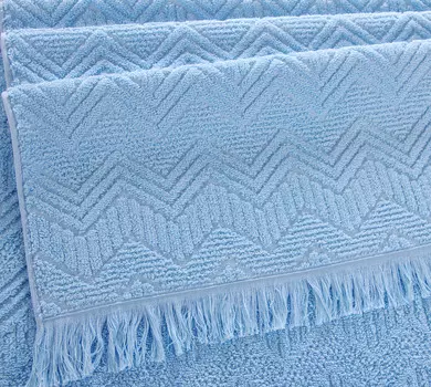 Полотенце "Бавария" Светло-голубой р. 100х150