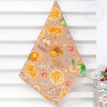 Полотенце "Цитрус Бежевый" р. 50х70