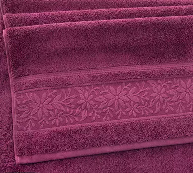 Полотенце "Флорида" Винный р. 70х140