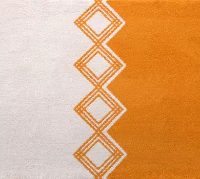 Полотенце "Юта" Темно-оранжевый р. 50х90