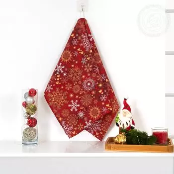 Полотенце "Карнавал" Красный р. 50х70