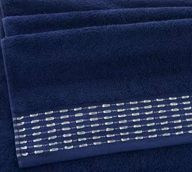 Полотенце "Невада" Темно-синий р. 40х70