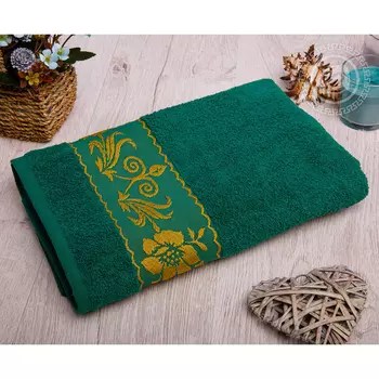 Полотенце "Прованс" Изумрудный р. 50х90