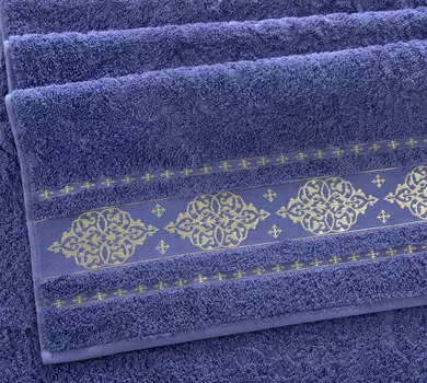 Полотенце "Роскошь" Фиалка р. 50х90