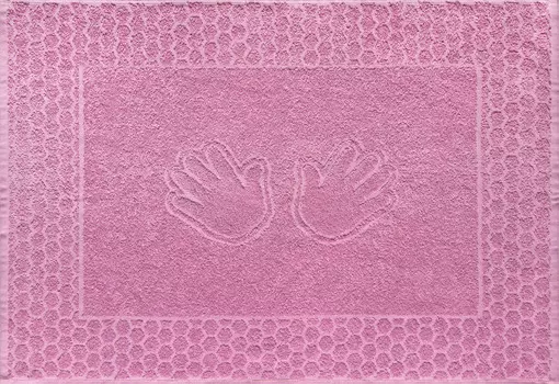 Полотенце "Ручки" Фуксия р. 48х70