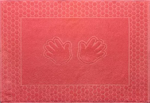 Полотенце "Ручки" Коралл р. 48х70