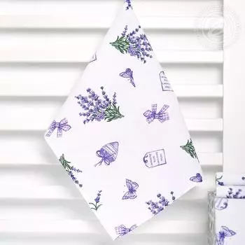 Полотенце "Сиреневая дымка Белый" р. 50х70