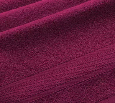 Полотенце "Утро" Бордовый р. 50х90