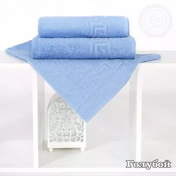 Полотенце "Уют" Голубой р. 70х140