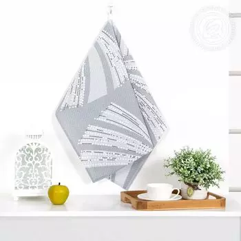 Полотенце "Жемчуг" Серый р. 50х70