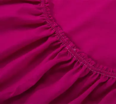 Простыня на резинке "Бордовый", размер 180х200 см