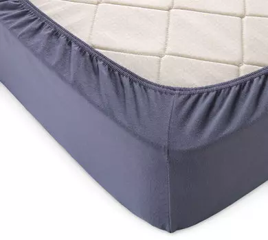 Простыня на резинке "Графит" р. 160х200