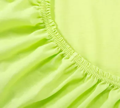 Простыня на резинке "Салатовый", размер 180х200 см