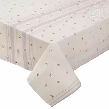 Простыня "Сакура" Бежевый р. Евро