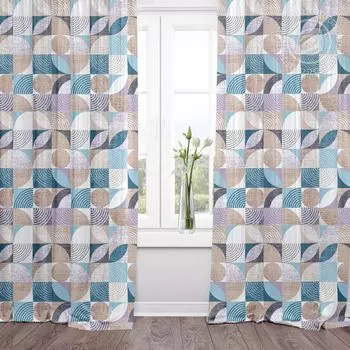 Шторы "Марципан" Бежевый р. 260х145