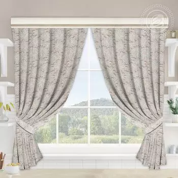 Шторы "София" Бежевый р. 180х145