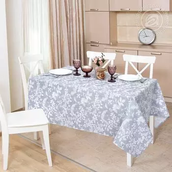 Скатерть "Анис" Серый р. 260х145