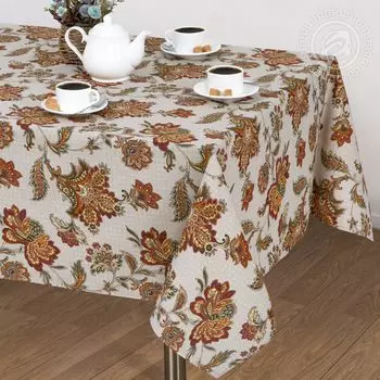 Скатерть "Армелия" Бежевый р. 150х145