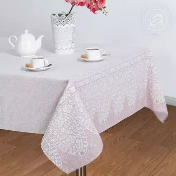 Скатерть "Буржуа" Бежевый р. 150х145