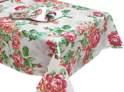 Скатерть "Домислава" Красный р. 150х220