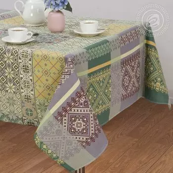 Скатерть "Герда" Зеленый р. 220х145
