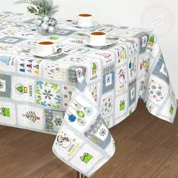 Скатерть "Хюгге" Серый р. 260х145