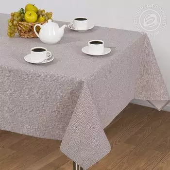 Скатерть "Лен" Капучино р. 180х145