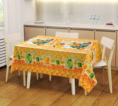 Скатерть "Мандаринки" р. 150х145