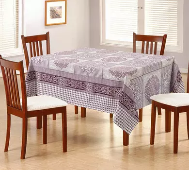 Скатерть "Виши" Сиреневый р. 150х145