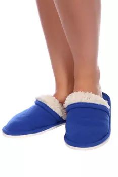 Тапочки арт. 17-0083 Васильковый р. 37