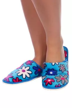 Тапочки арт. 17-0087 Бирюзовый р. 39