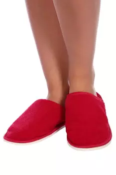 Тапочки арт. 17-0097 Малиновый р. 39