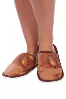 Тапочки арт. 17-0098 Бежевый р. 39