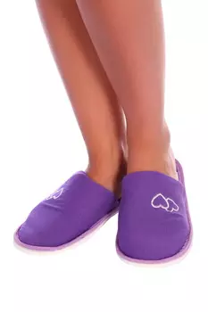 Тапочки арт. 17-0104 Сиреневый р. 39