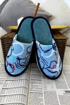 Тапочки "Леонсия" Голубой р. 36-37