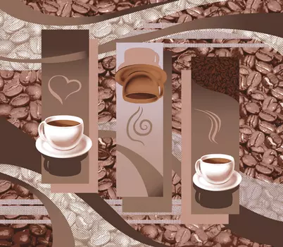 Вафельное полотенце "Арабика", размер 50х60 см