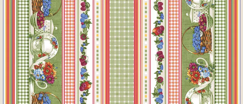 Вафельное полотенце "Чаепитие" р. 100х150