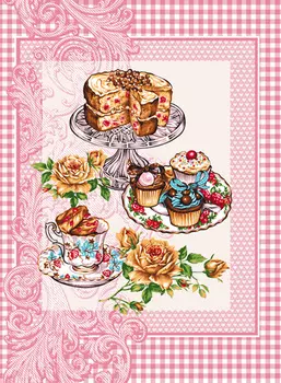 Вафельное полотенце "Десерт" р. 47х60