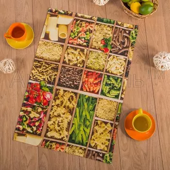 Вафельное полотенце "Макарена" р. 50х70