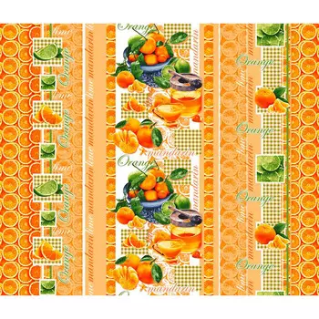 Вафельное полотенце "Мандаринки" Банное, размер 100х150 см.