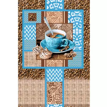 Вафельное полотенце "Мокко" р. 47х60