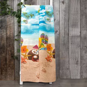 Вафельное полотенце "Отпуск" р. 80х150