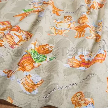 Вафельное полотенце "С легким паром" р. 80х150