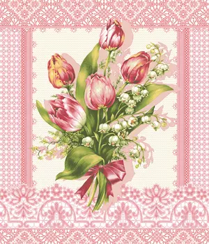 Вафельное полотенце "Скарлет" р. 50х60