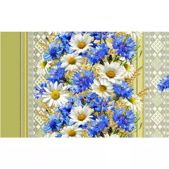 Вафельное полотенце "Васильки" р. 40х47