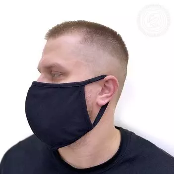 Защитная маска "арт. 01-1057 Черный" р. 22х15