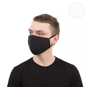 Защитная маска "арт. 01-1059 Черный" р. 22х15