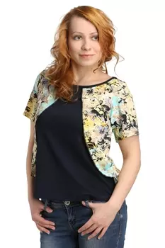 Жен. блуза арт. 16-0105 Ментоловый р. 58