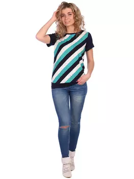 Жен. блуза "арт. 16-0172 Зеленый" р. 48